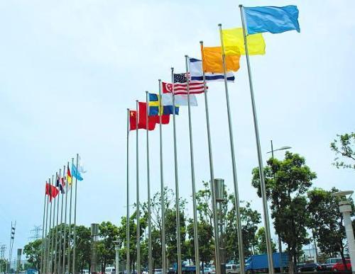 不锈钢漳州福建旗杆内部绕绳设备和规范